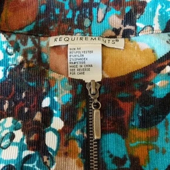 Multi patterned zip jacket - Picture 4 of 4